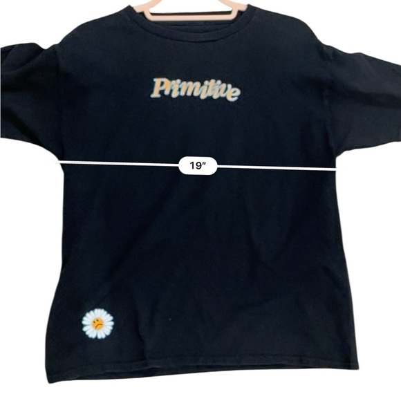 Primitive better days graphic tee black daisy XL crew neck - Picture 9 of 9
